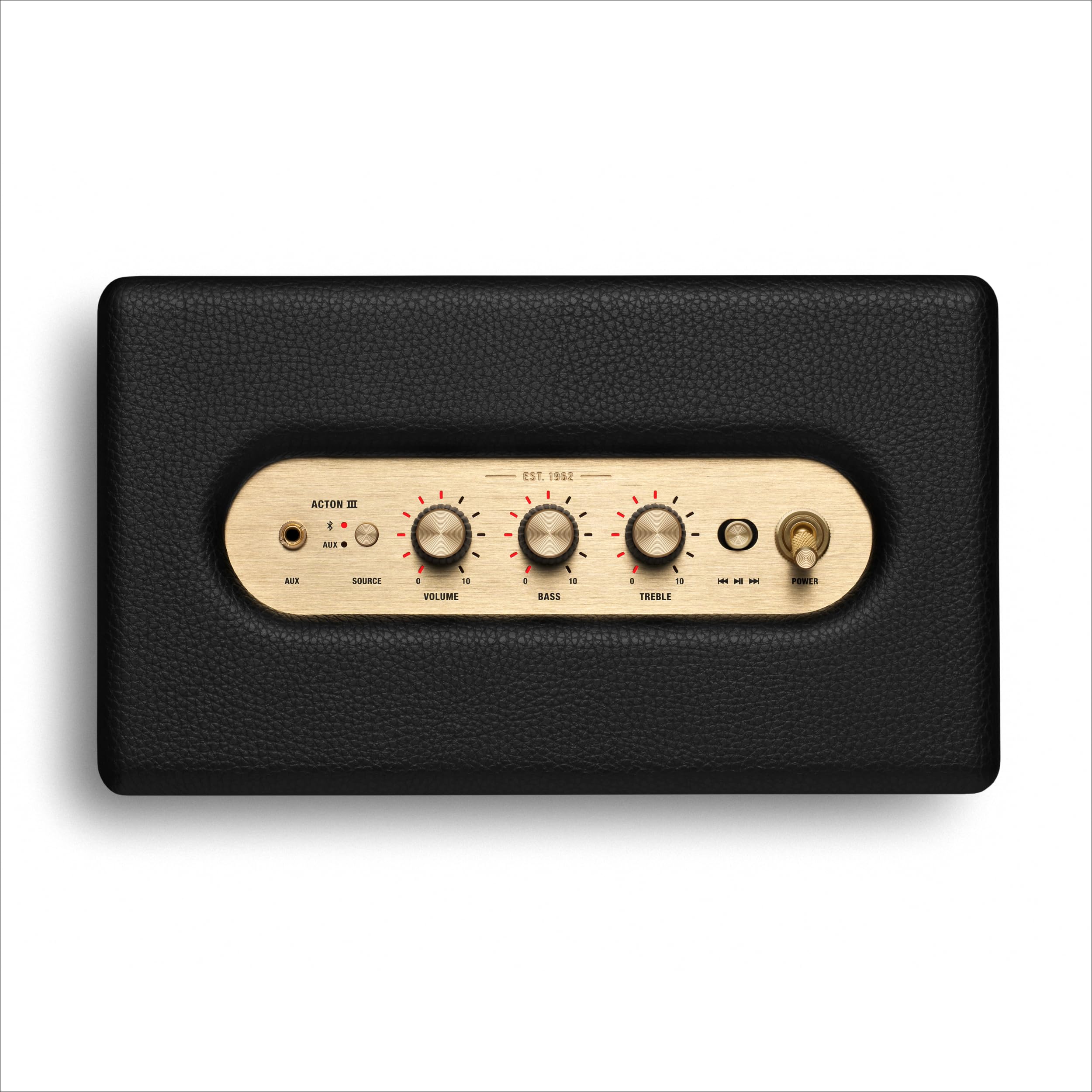 Marshall Acton III Wireless Bluetooth Speaker - Black | Portable Home & Outdoor Music Sound System for Parties, Travel & More
