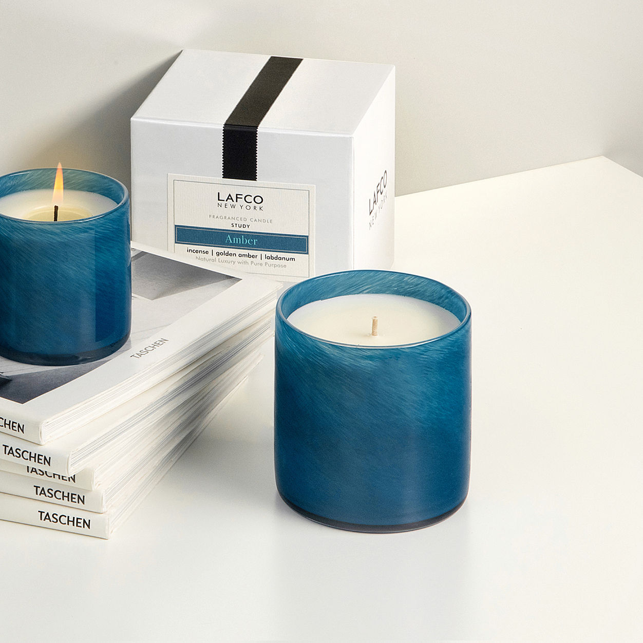Amber Signature Candle - Natural Soy Wax Scented Candle for Home, Relaxation & Aromatherapy - Perfect for Bedroom, Bathroom & Meditation Spaces