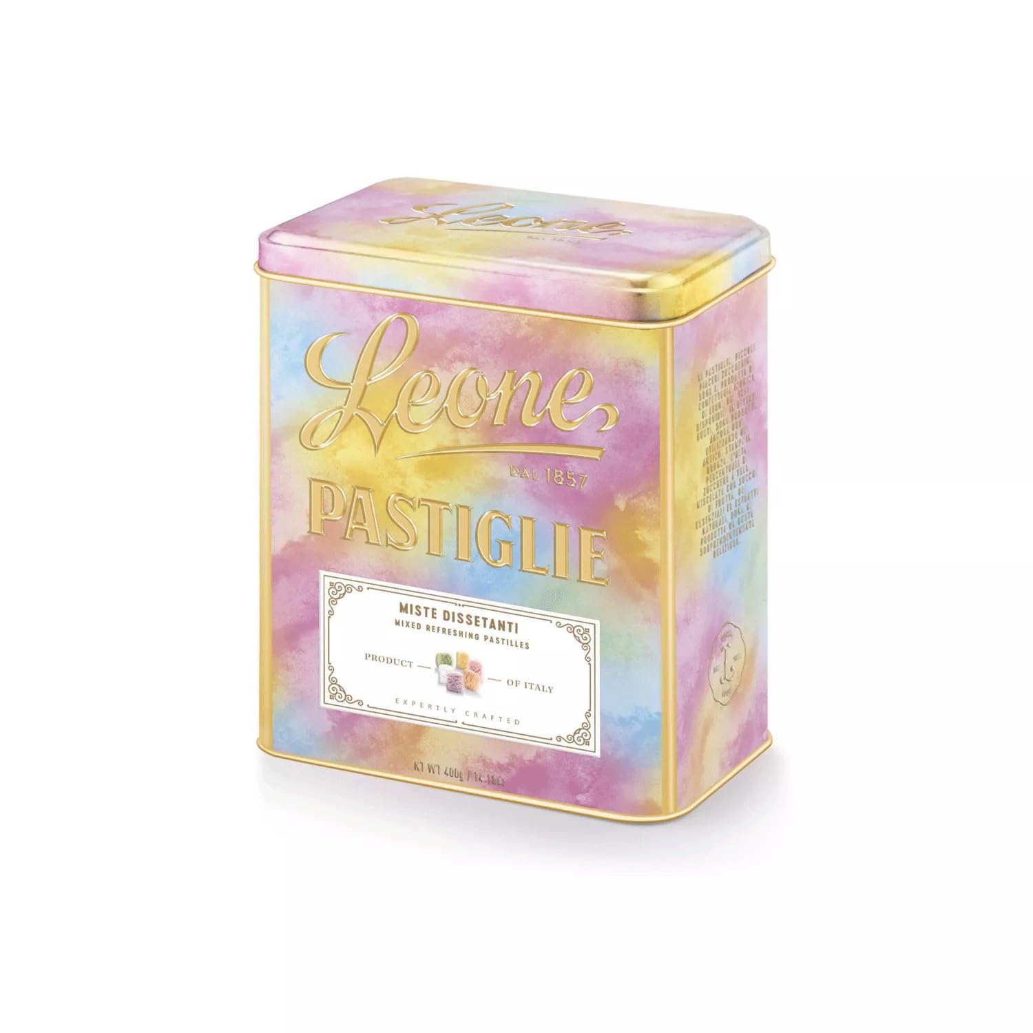 Leone Assorted Refreshing Hard Candies 800g - Elegant Tin Packaging - Perfect for Office Snacks, Party Favors & Gifts