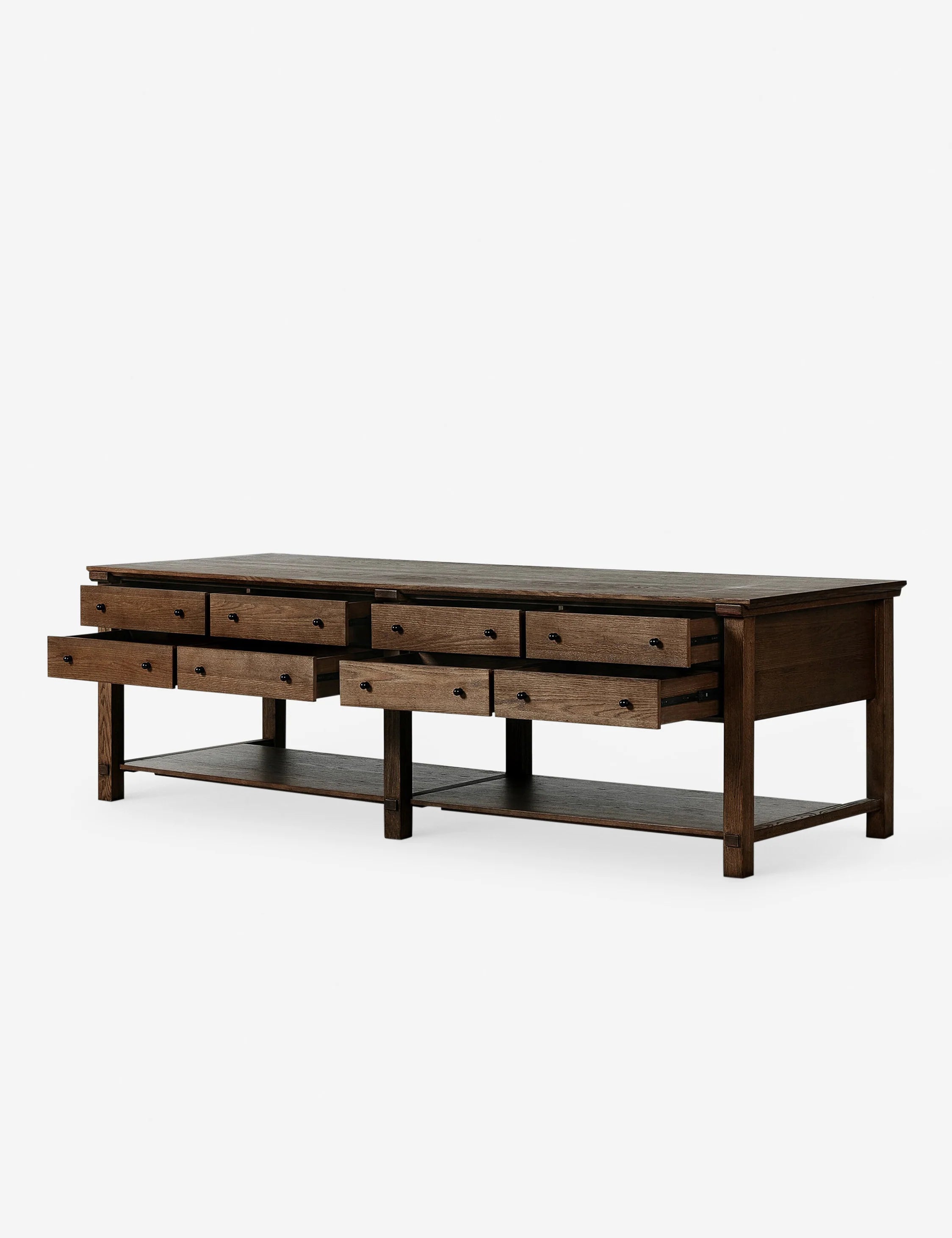 Burke Kitchen Island with Storage - Modern Rolling Kitchen Cart with Butcher Block Top for Small Spaces - Perfect for Food Prep, Dining & Extra Counter Space in Apartments & Tiny Homes