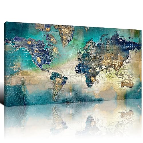 World Map Wall Art