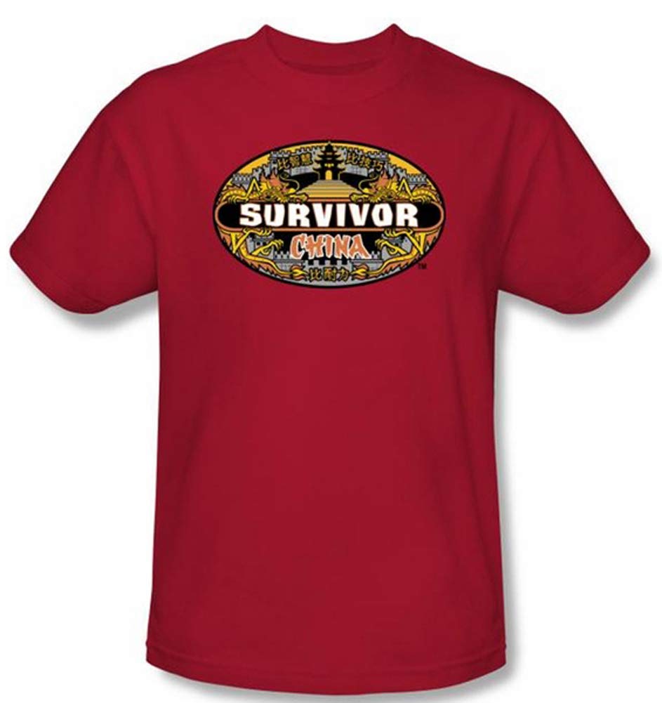Survivor Graphic T-Shirt for Men & Women - Comfortable Cotton Red Tee for Outdoor Adventure, Camping, Hiking & Survival Gear Enthusiasts