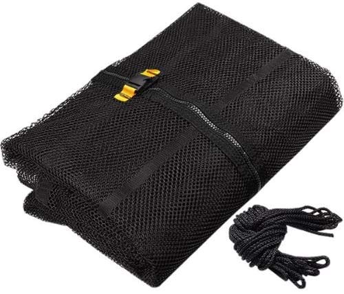 Premium 15ft Trampoline Safety Net Replacement with 4 Arch Supports - Heavy Duty Enclosure for Outdoor Play & Backyard Fun
