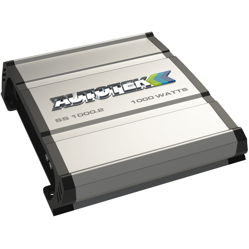 Autotek SS1000.2 Car Amplifier - 1000W 2-Channel High Power Audio Amp for Car Stereo System | Perfect for Car Audio Upgrades, Bass Boost & Enhanced Sound Quality