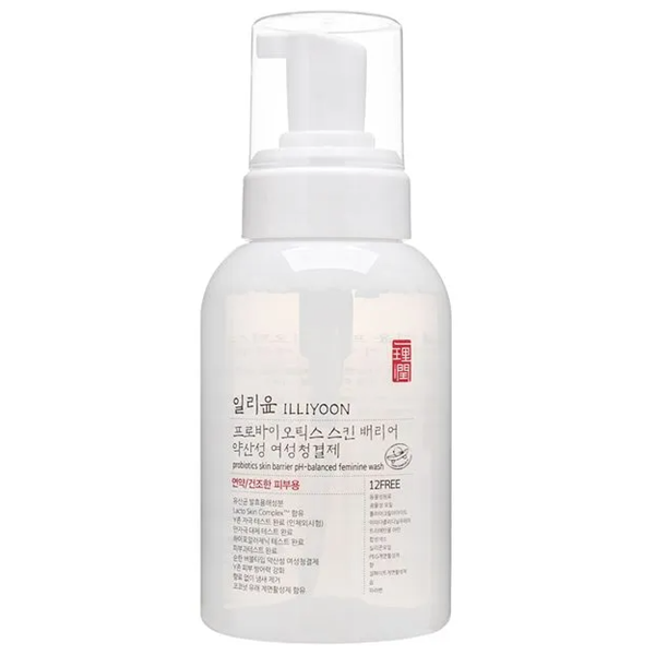 ILLIYOON Probiotic Feminine Wash for pH Balance & Skin Barrier Care - Gentle Intimate Cleanser for Daily Use & Sensitive Skin