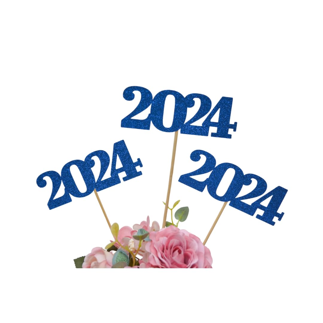 Class of 2025 Graduation Party Decorations - Elegant Table Centerpieces & Decorative Sticks for High School & College Graduation Celebrations - Perfect for Graduation Ceremonies, Parties & Photo Backdrops