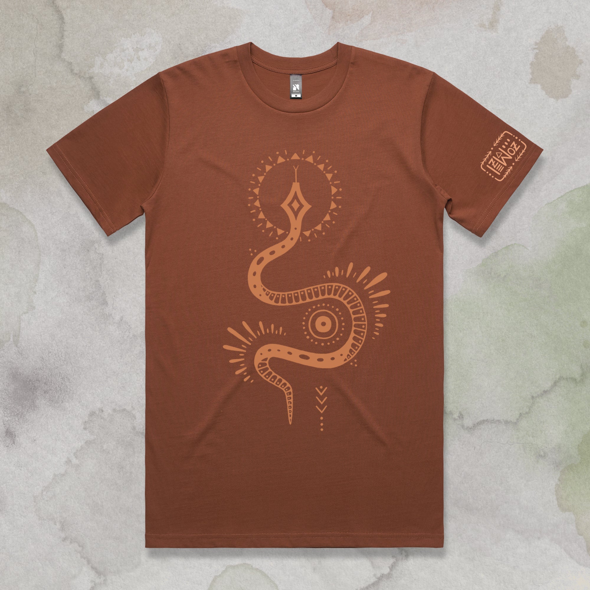 Earth Serpent Graphic T-Shirt for Men & Women | Soft Cotton Vintage Style Tee | Perfect for Casual Wear, Street Fashion & Gifts