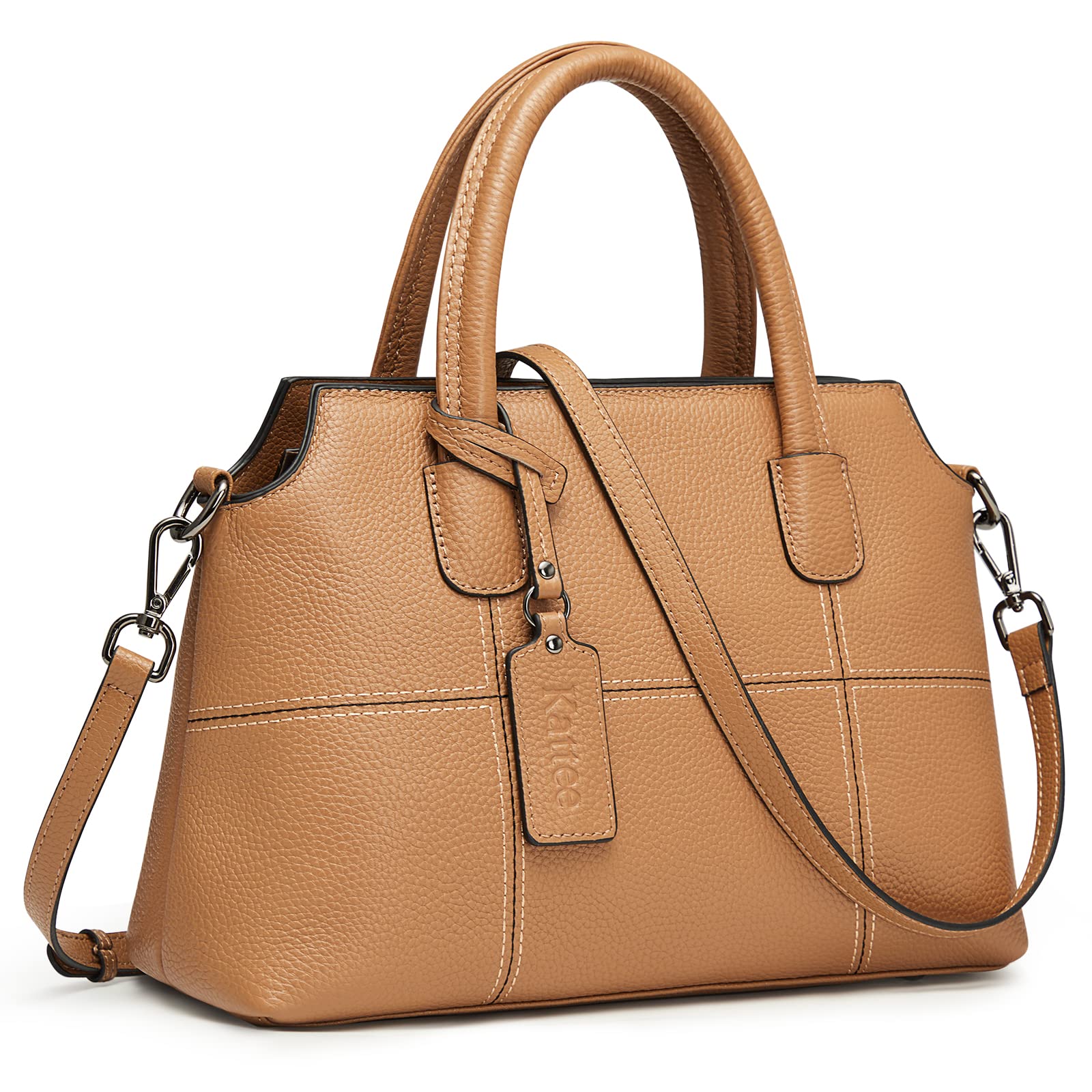 Genuine Leather Handbags for Women - Soft Hobo Satchel Shoulder Crossbody Purse | Stylish & Durable Ladies Bags for Work, Travel & Everyday Use