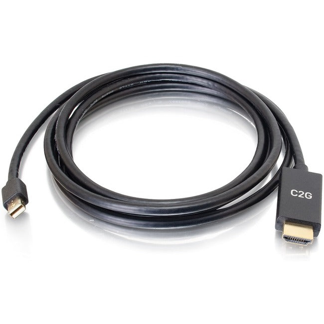 10Ft MDP to HDMI 4K Passive Black Cable - High-Speed 4K@60Hz Video & Audio Adapter for MacBook, iMac, PC, Monitor, TV - Perfect for Home Theater, Gaming, Office & Conference Room Setup
