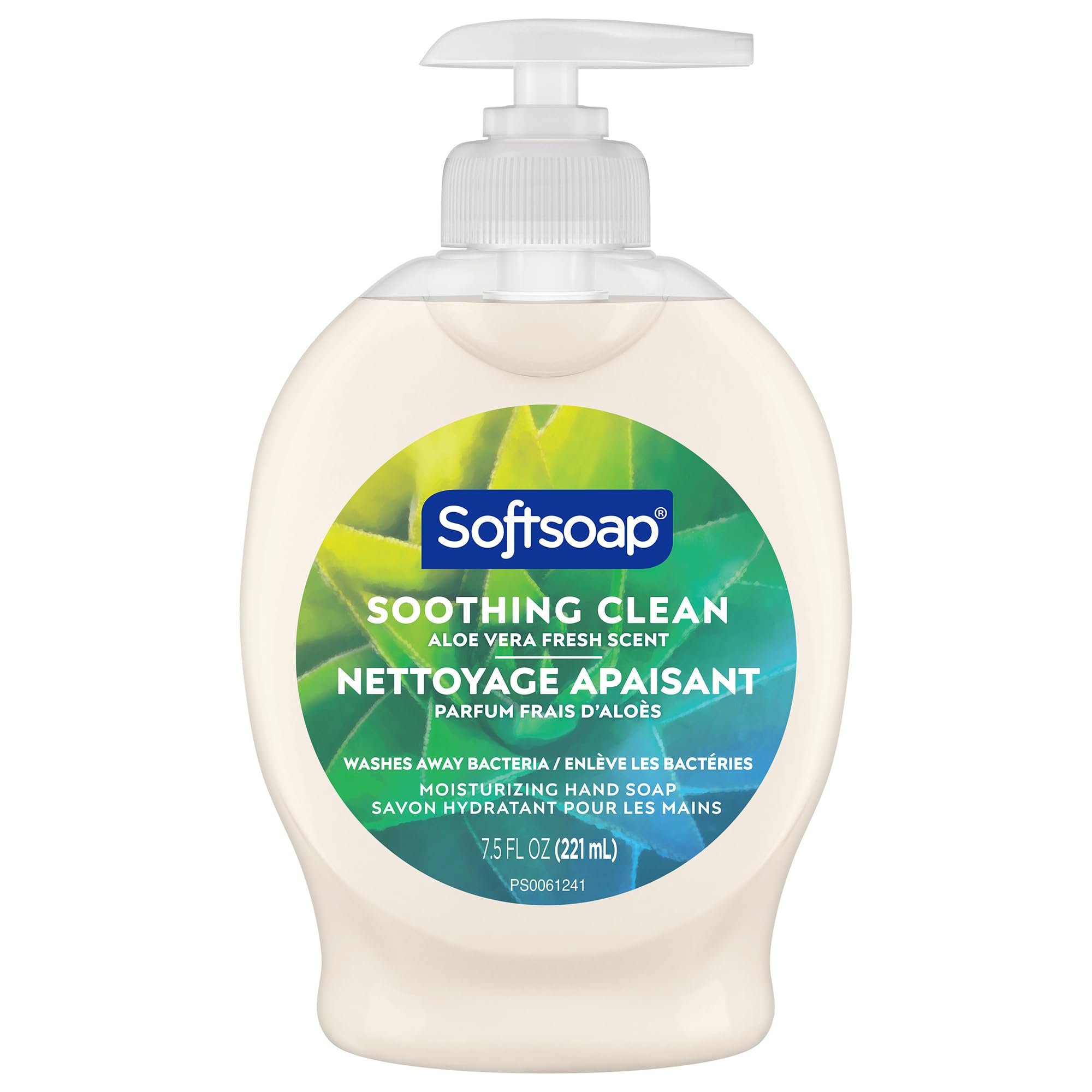 Softsoap Moisturizing Liquid Hand Soap with Aloe Vera - 7.5 Fl Oz (Pack of 6) | Gentle Cleansing & Hydration for Dry Hands | Perfect for Home, Office & Bathroom Use