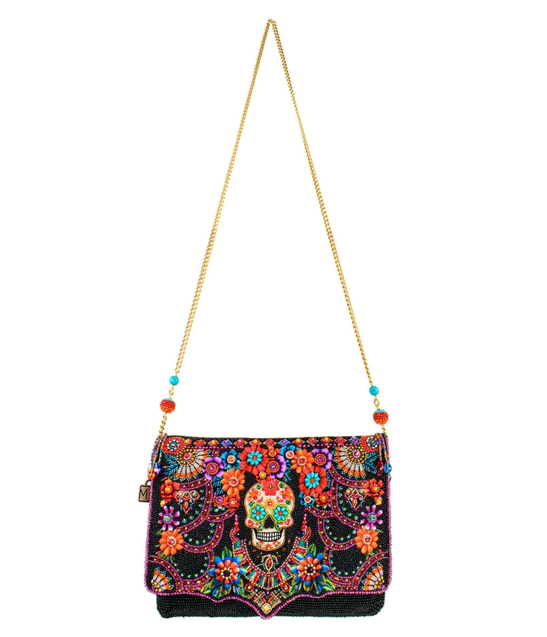 Mary Frances Fiesta Flair Crossbody Handbag for Women - Stylish Leather Shoulder Bag with Adjustable Strap, Perfect for Parties, Travel & Everyday Use