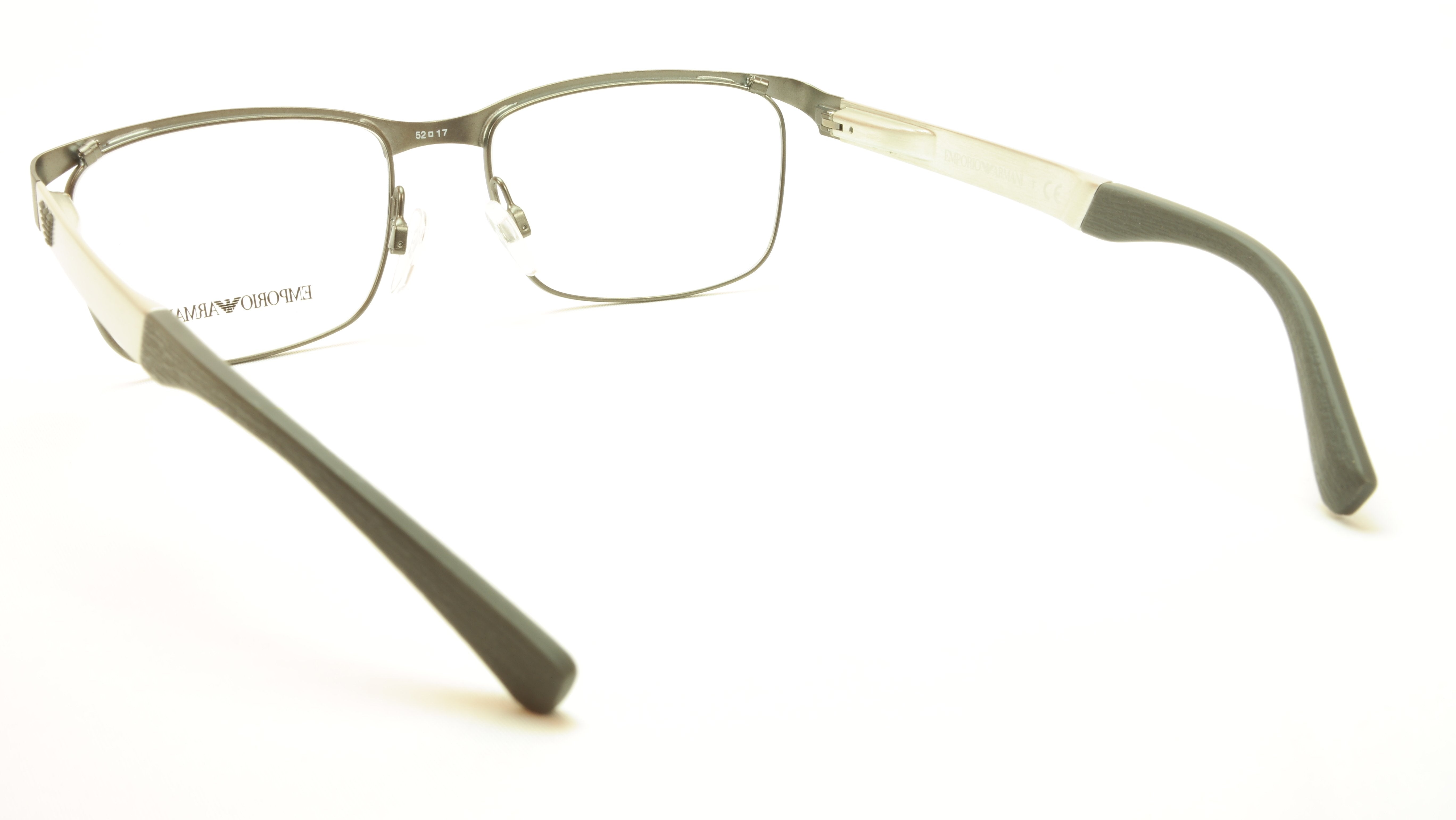 Emporio Armani EA1057 3166 Metal Grey Silver Eyeglasses Frame - Stylish & Durable for Work, Reading & Fashion
