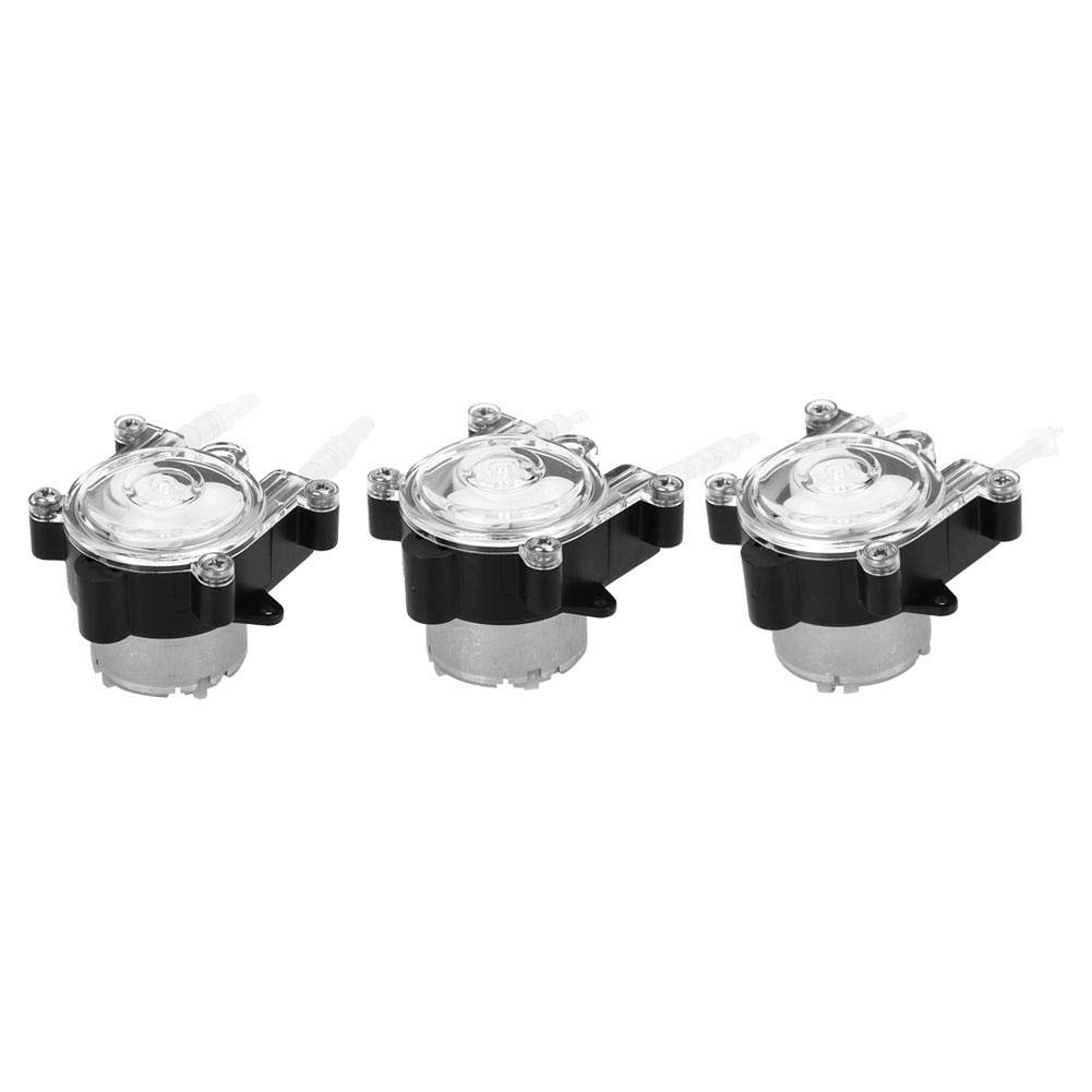 6V Peristaltic Pump for Lab & Aquarium - 65-150ml/min Flow Rate, Low Noise, ID3mmxOD5mm Tubing - Ideal for Biochemical Analysis, Pharmacy, Water Treatment & Home Aquariums