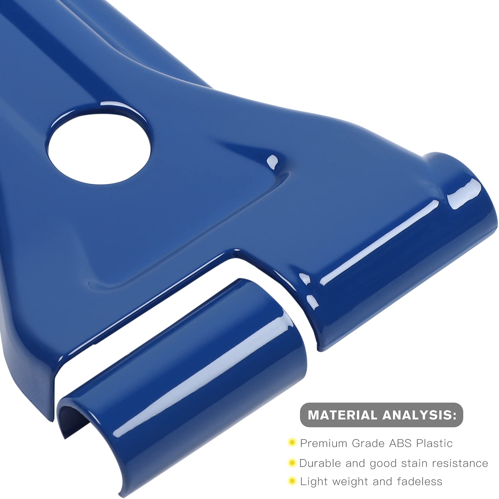 Jeep Wrangler JL JLU & Gladiator JT Door Hinge Covers (2018-2020) - Blue Exterior Accessories 8-Pack - Scratch Protection & Style Upgrade for Off-Road Adventures & Daily Driving