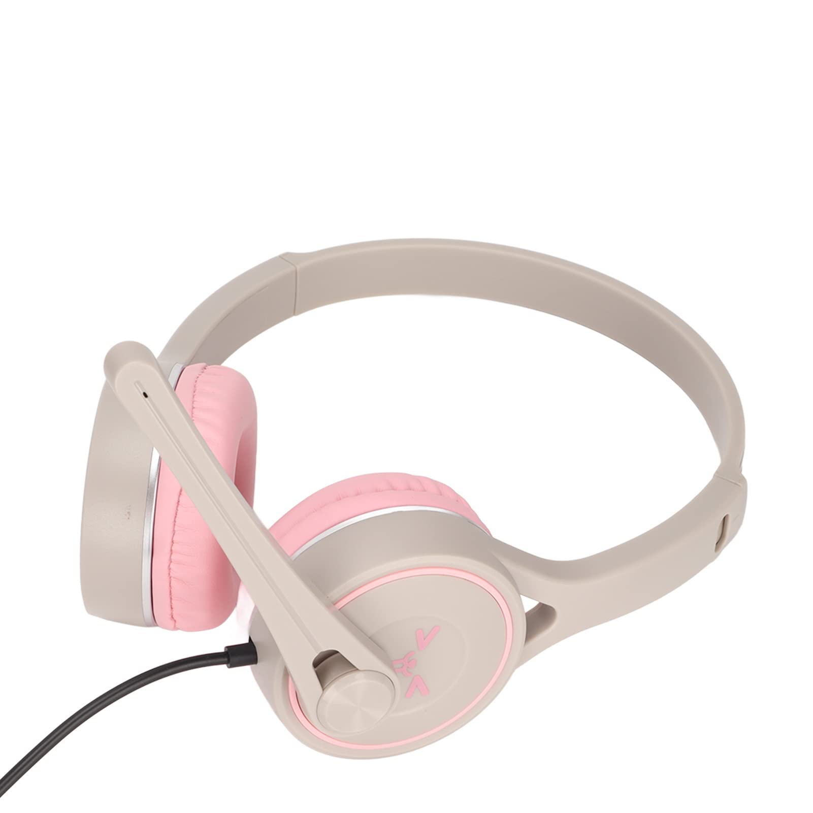 Shanrya Kids Headphones with Volume Limiter - Wired Children Headphones for Airplane Travel, School & Online Learning - Noise Isolating & Lightweight Design for Boys & Girls (Plug & Play)