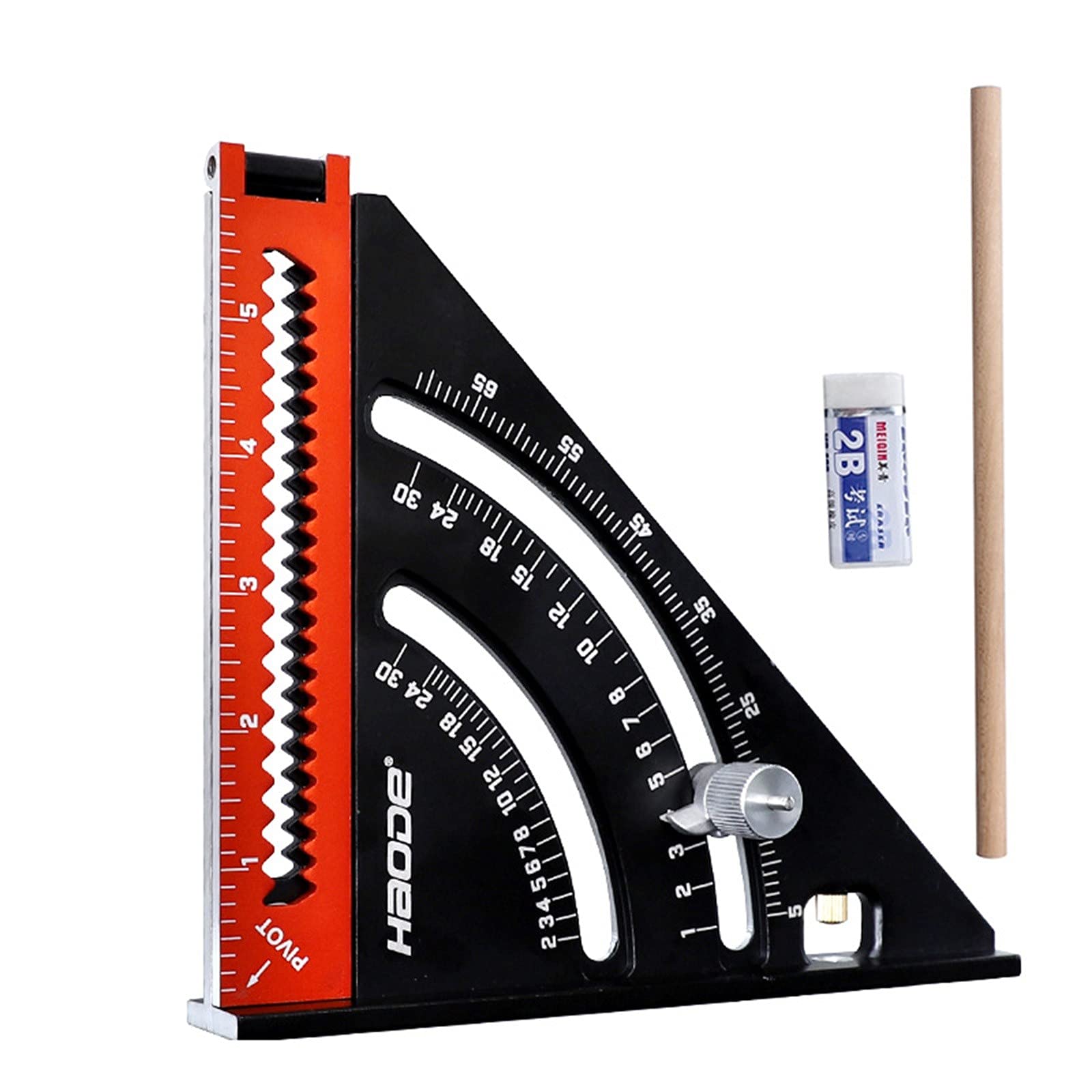 Boddenly 0-290mm Folding Ruler - Aluminum Alloy Measuring Tool for Woodworking & Pipe Welding | Home Improvement Projects