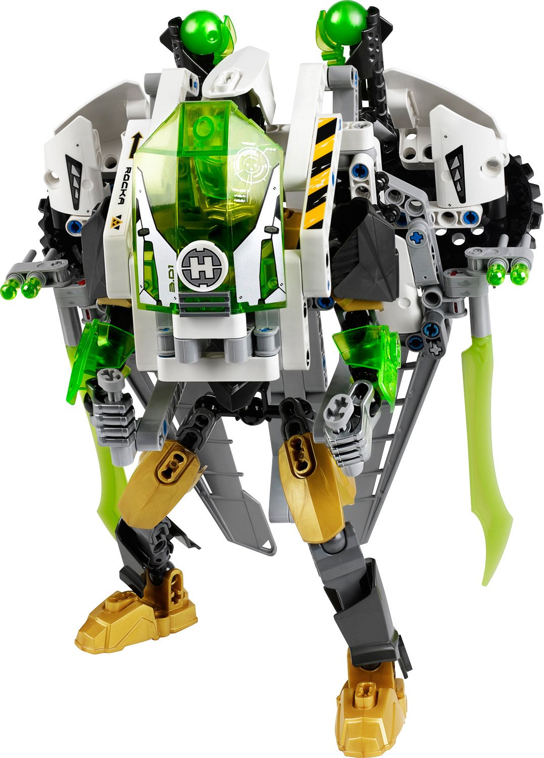 LEGO Hero Factory Jet Rocka Building Set with Detachable Jetpack & Accessories | 44014 | Action Figure Toy for Kids, Collectors & STEM Learning Play