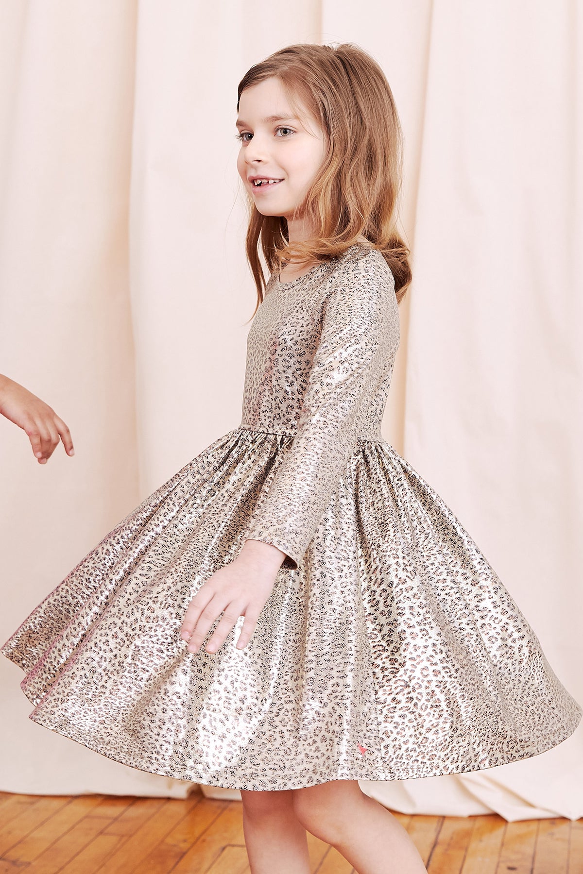 **Pink Chicken Liza Leopard Print Girls Dress - Size 12 - Cute & Stylish Outfit for Parties, School, and Playtime**