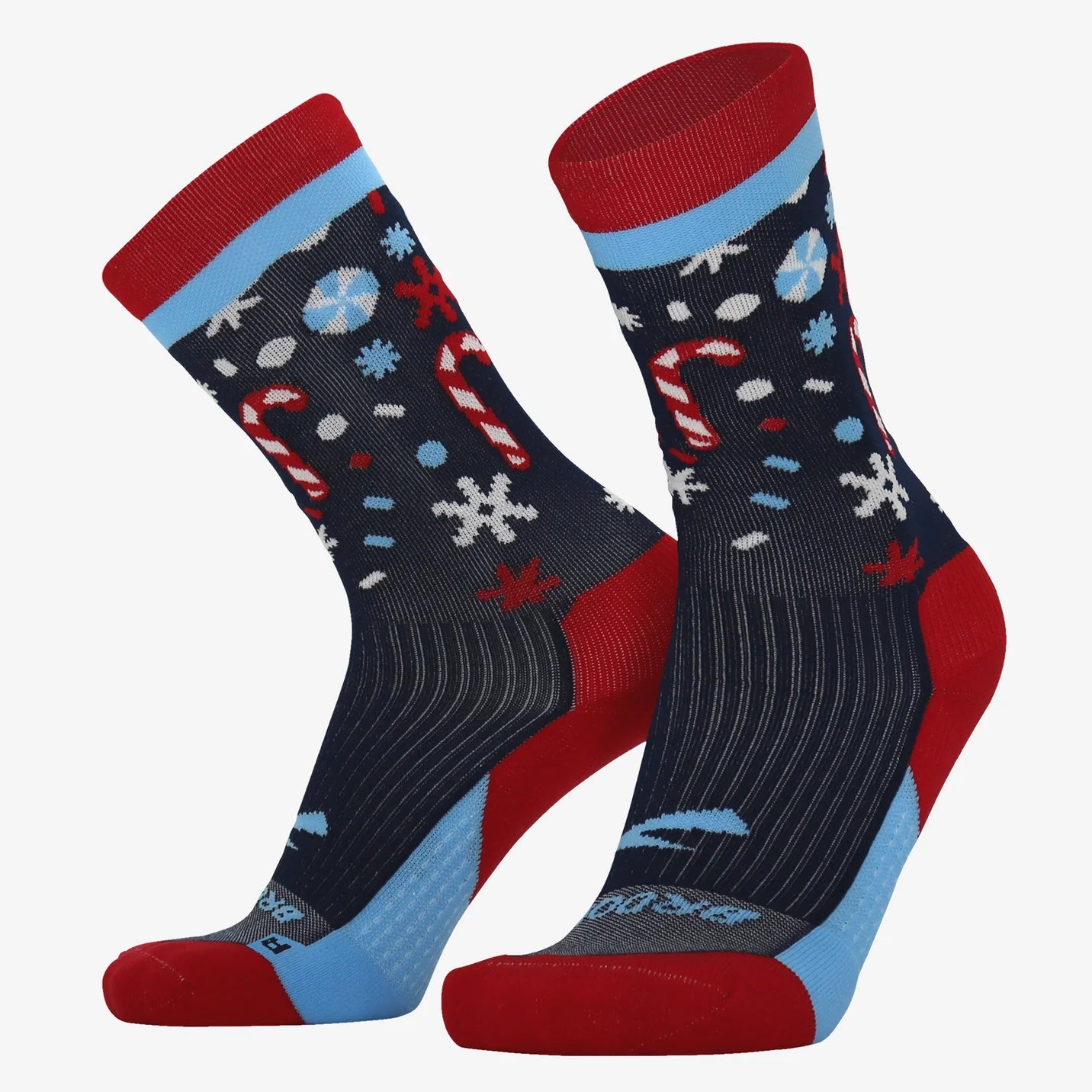Brooks High Cushion Crew Socks for Men & Women - Moisture-Wicking Athletic Running Socks with Arch Support - Perfect for Running, Hiking & Workouts