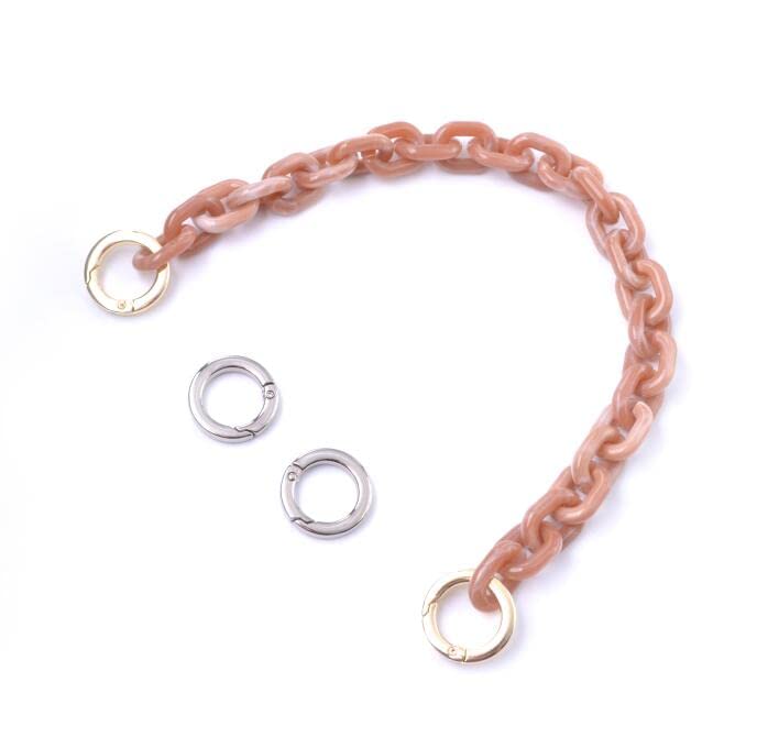 Wento 15-Inch Handbag Chain Handles - Durable Plastic Purse Straps with Marble Design | Perfect for DIY Handbag Repair, Purse Accessory Replacement & Fashion Accessories