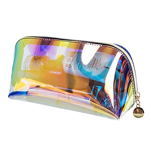 BenRan Clear Waterproof Makeup Bag for Women - Small/Large Size 1PC - Perfect for Travel, Gym & Daily Cosmetics Storage