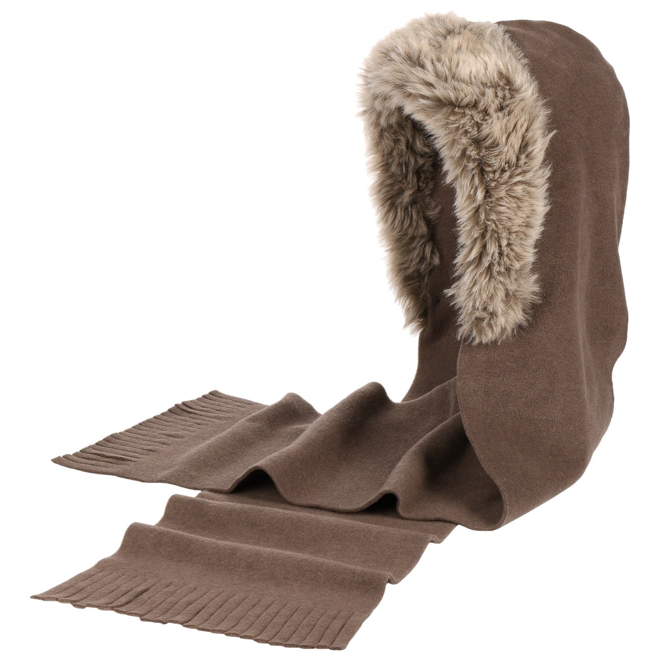 Lierys Warm Fleece Hat and Scarf Set with Faux Fur Trim - Winter Accessories for Women & Men - Perfect for Skiing, Snowboarding & Cold Weather Outdoor Activities