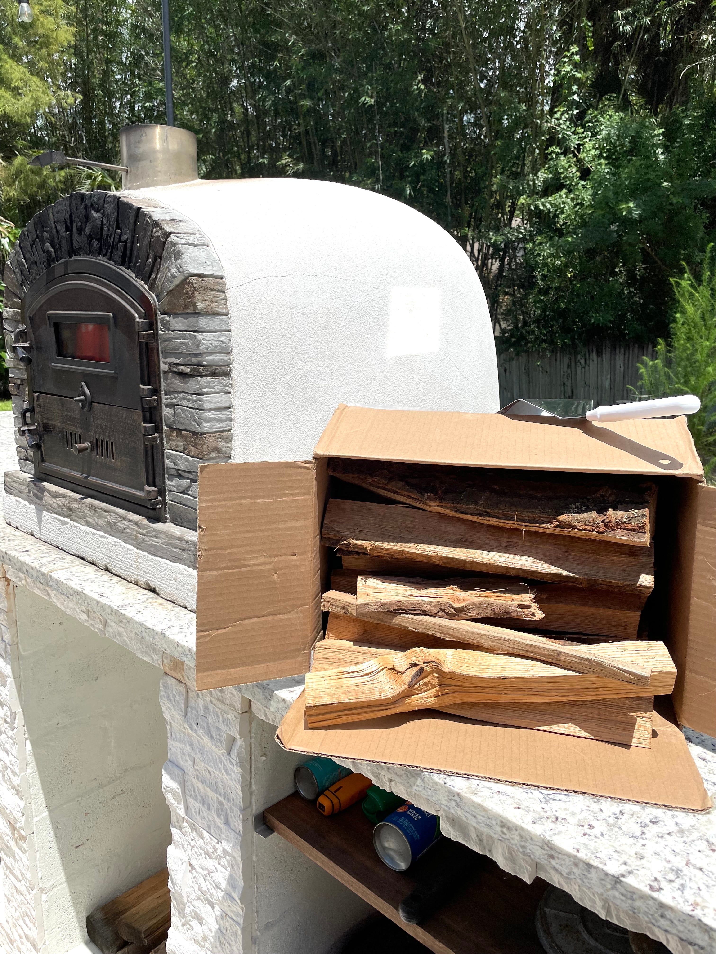 Wood Fired Pizza Oven Starter Kit - Premium Firewood Bundle for Outdoor Cooking & Backyard Entertaining | Perfect for Patio, Garden & Camping Pizza Parties