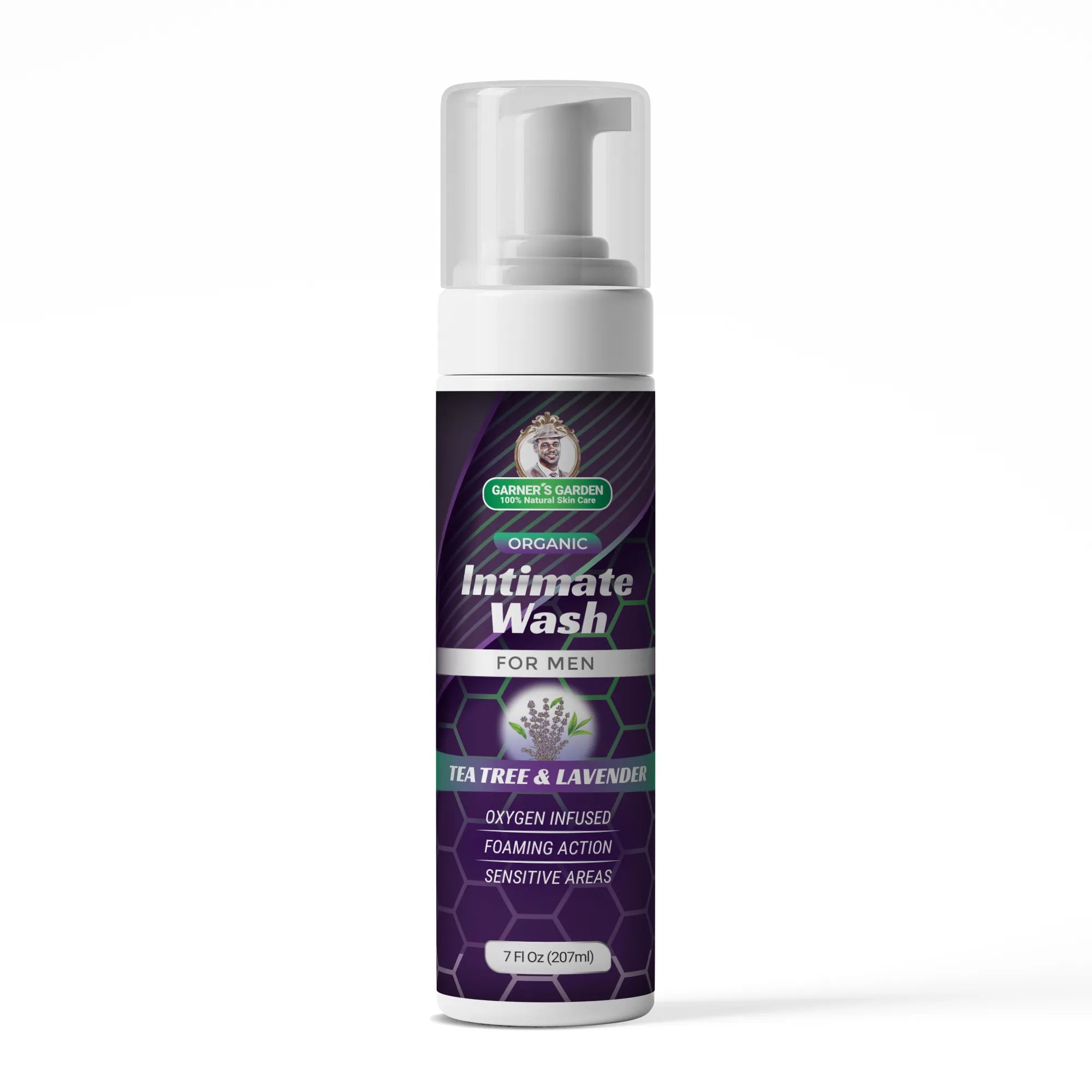 Organic Intimate Wash for Men - pH Balanced Foaming Cleanser with H₂O₂ | Gentle Hygiene for Daily Use & Post-Workout Care