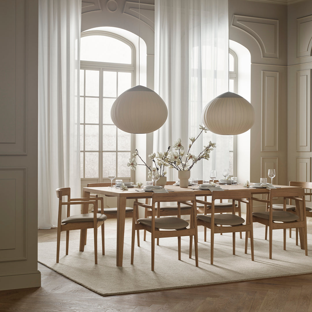 Elegant Rectangular Dining Table for Home & Restaurant - Perfect for Family Dinners, Entertaining Guests & Fine Dining