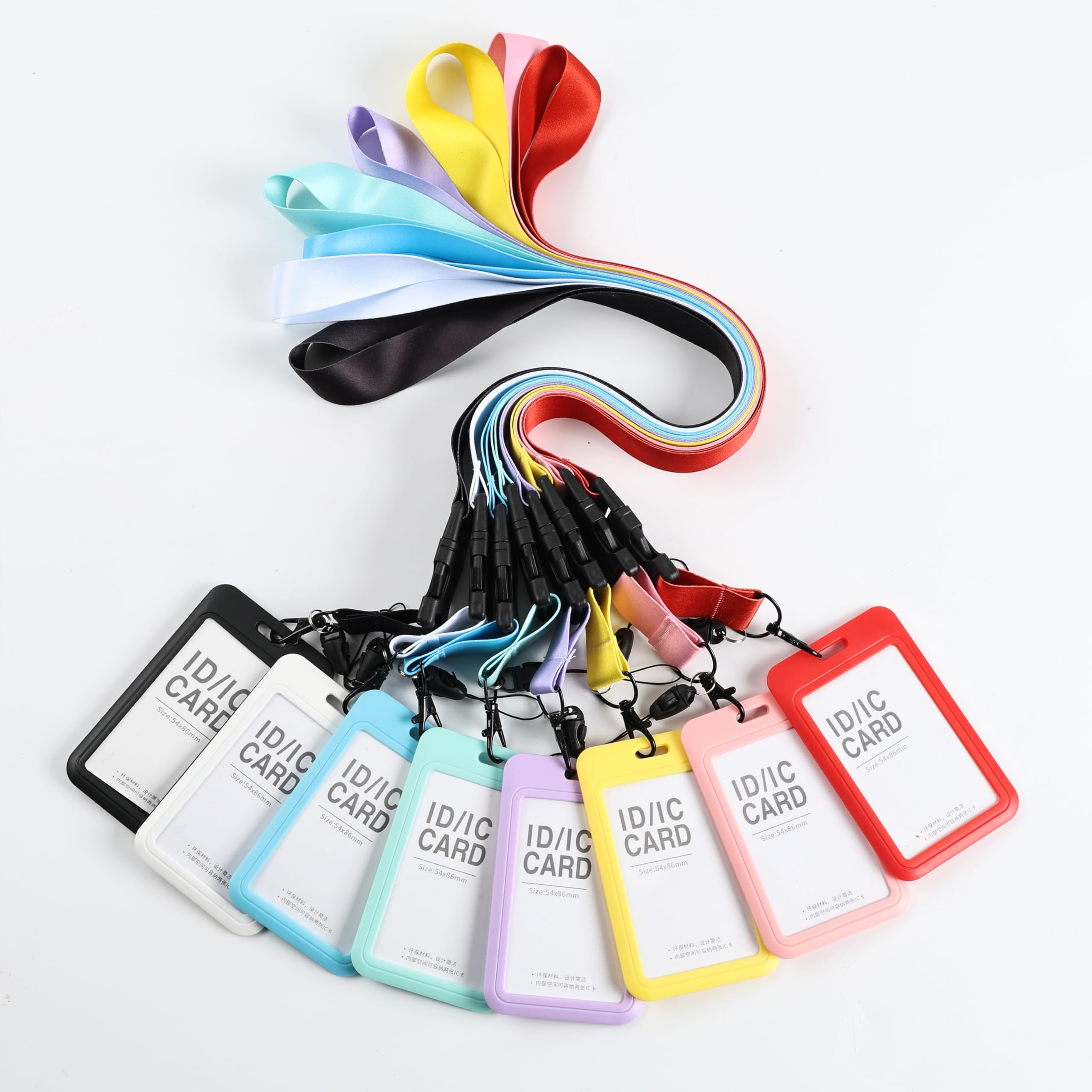Teacher Lanyard with ID Badge Holder - Detachable Neck Strap for School & Work