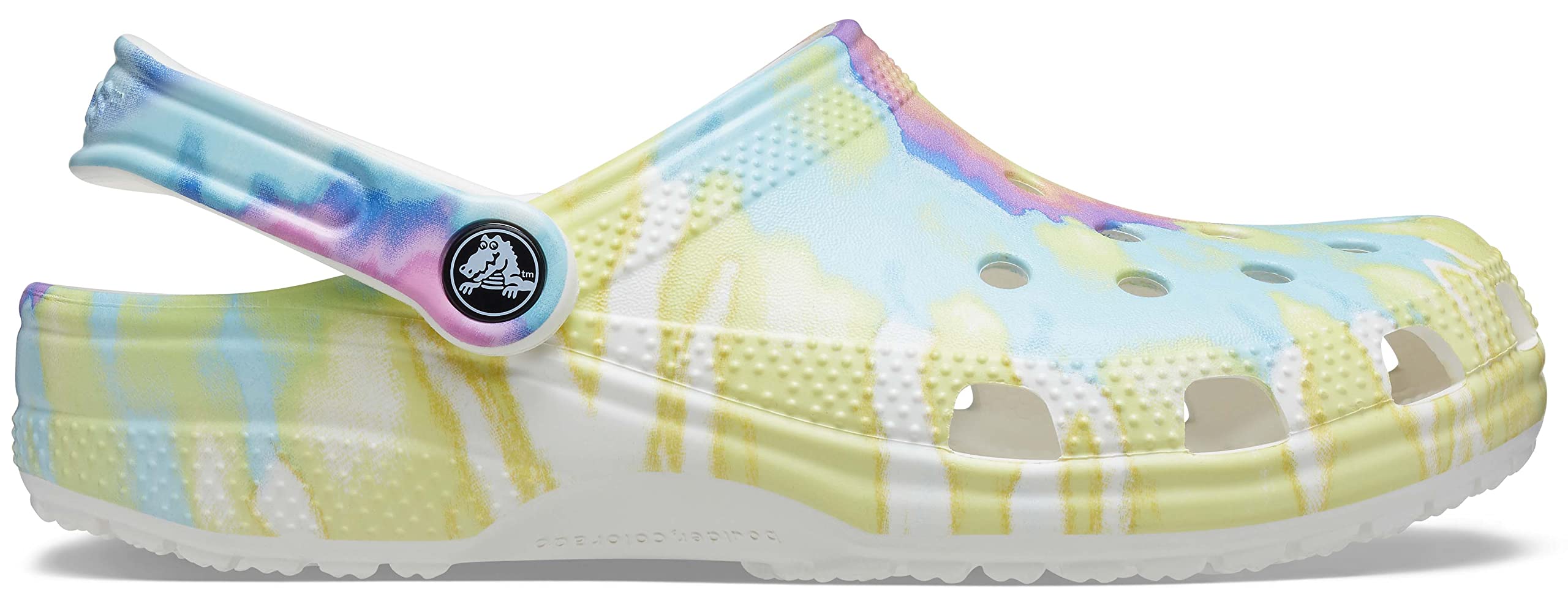 Crocs Classic Solar Rainbow Clogs | Comfortable Lightweight Slip-On Shoes for Men & Women | Perfect for Beach, Pool, Garden & Casual Wear