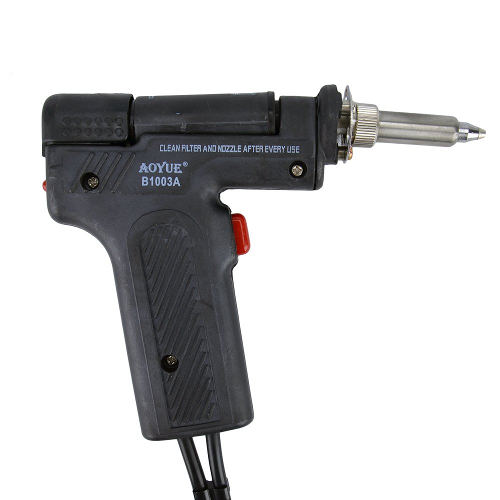 Professional Aoyue 2703A+ SMD Rework Station with Hot Air Gun, Soldering Iron & Desoldering Tool - Perfect for Electronics Repair, PCB Maintenance, and DIY Projects