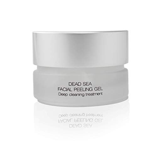 Deep Sea Cosmetics Facial Peeling Gel 1.7 Oz - Dead Sea Facial Exfoliator with Rosemary Extract, Ginseng & Vitamin A | Gentle Exfoliation for Smooth Skin | Perfect for Daily Skincare Routine & Spa Night
