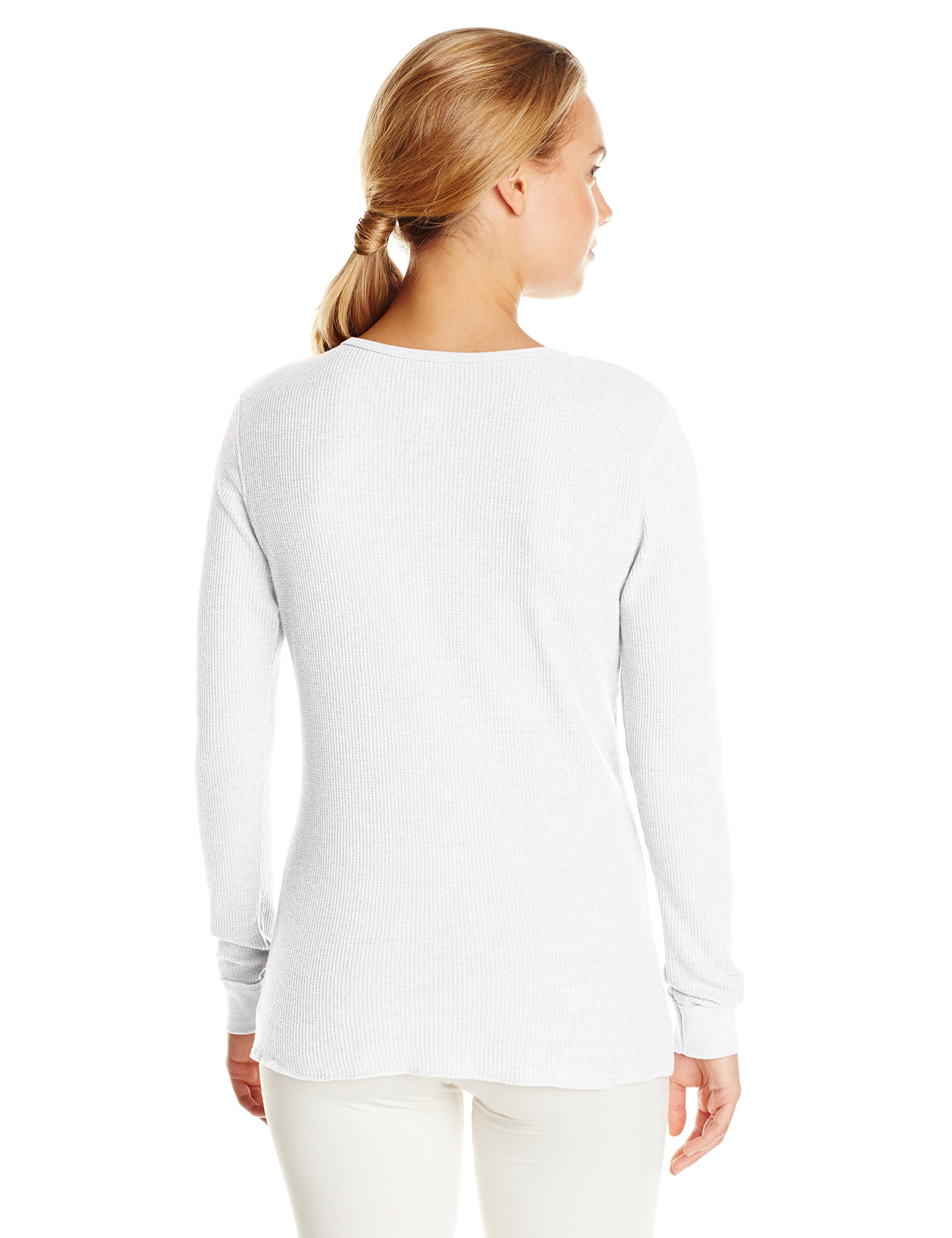 Fruit of the Loom Women's Waffle Thermal Underwear Top - Soft Long Sleeve Base Layer for Winter, Cold Weather & Outdoor Activities