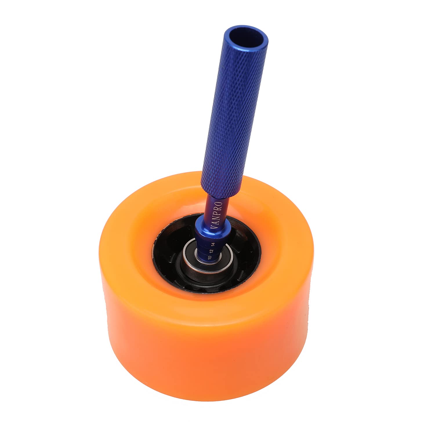 Vanpro Skateboard Bearing Tool Set - Aluminum RC Ball Bearing Driver & Removal Tool for Electric Skateboards, RC Models, Mini Cross - Easy Install & Remove (Blue) - Perfect for DIY Skateboard Maintenance & RC Vehicle Repair