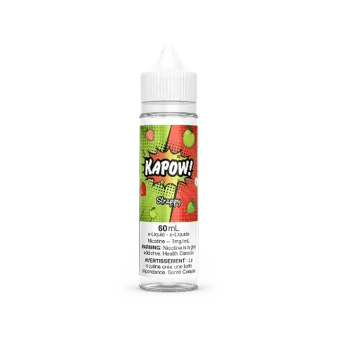 Strappy Kapow E-Liquid 60mL - Premium Vape Juice for Refillable Pods & Tanks | Ontario, Canada | Perfect for All-Day Vaping & Cloud Chasing