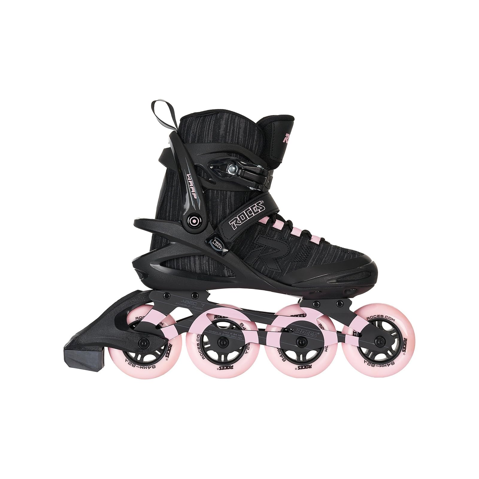 ROCES Women's Warp Thread TIF Outdoor Inline Skates - Breathable Fitness Rollerblades with Memory Buckle, Easy Entry Boots, Fiberglass Shell & Aluminum Frame | 84mm 82A Wheels for Women | Perfect for Outdoor Skating, Fitness Training & Urban Commuting