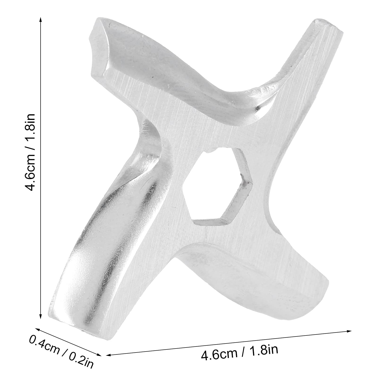 Premium Stainless Steel Meat Grinder Blade - Replacement Cutter for Electric Meat Grinders - Perfect for Home Kitchen, Butcher Shop & Commercial Use - Grind Beef, Pork, Chicken & More with Ease
