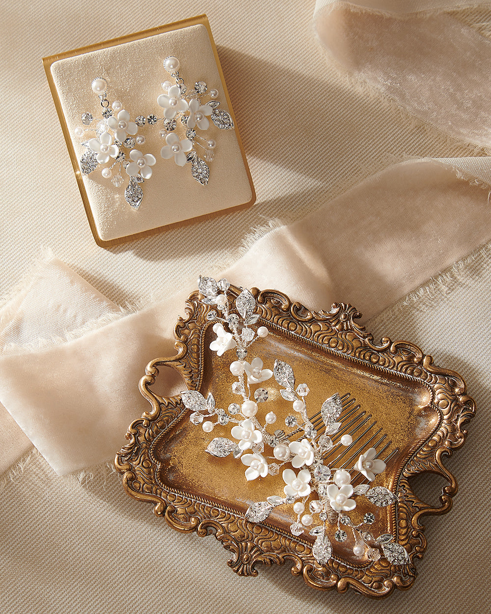 Elegant Bridal Hair Comb for Weddings - Lani Pearl and Crystal Wedding Hair Accessories for Brides, Bridesmaids, and Special Occasions