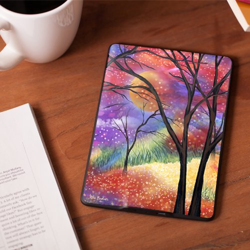 Kindle Paperwhite Skin Kit & Decal - Moon Meadow Design - Protective Cover for Kindle Paperwhite (11th Gen 2021) - Perfect for Reading, Travel & Gifts by Juleez