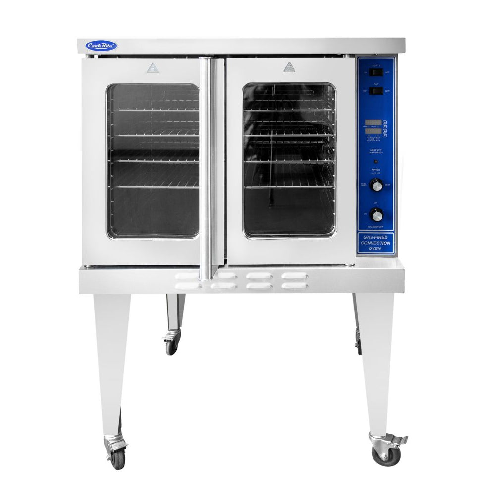 Atosa ATCO 513B Commercial Single Deck Gas Convection Oven - 46,000 BTU for Bakeries, Restaurants & Pizza Shops - Perfect for Baking Bread, Pastries & Pizzas