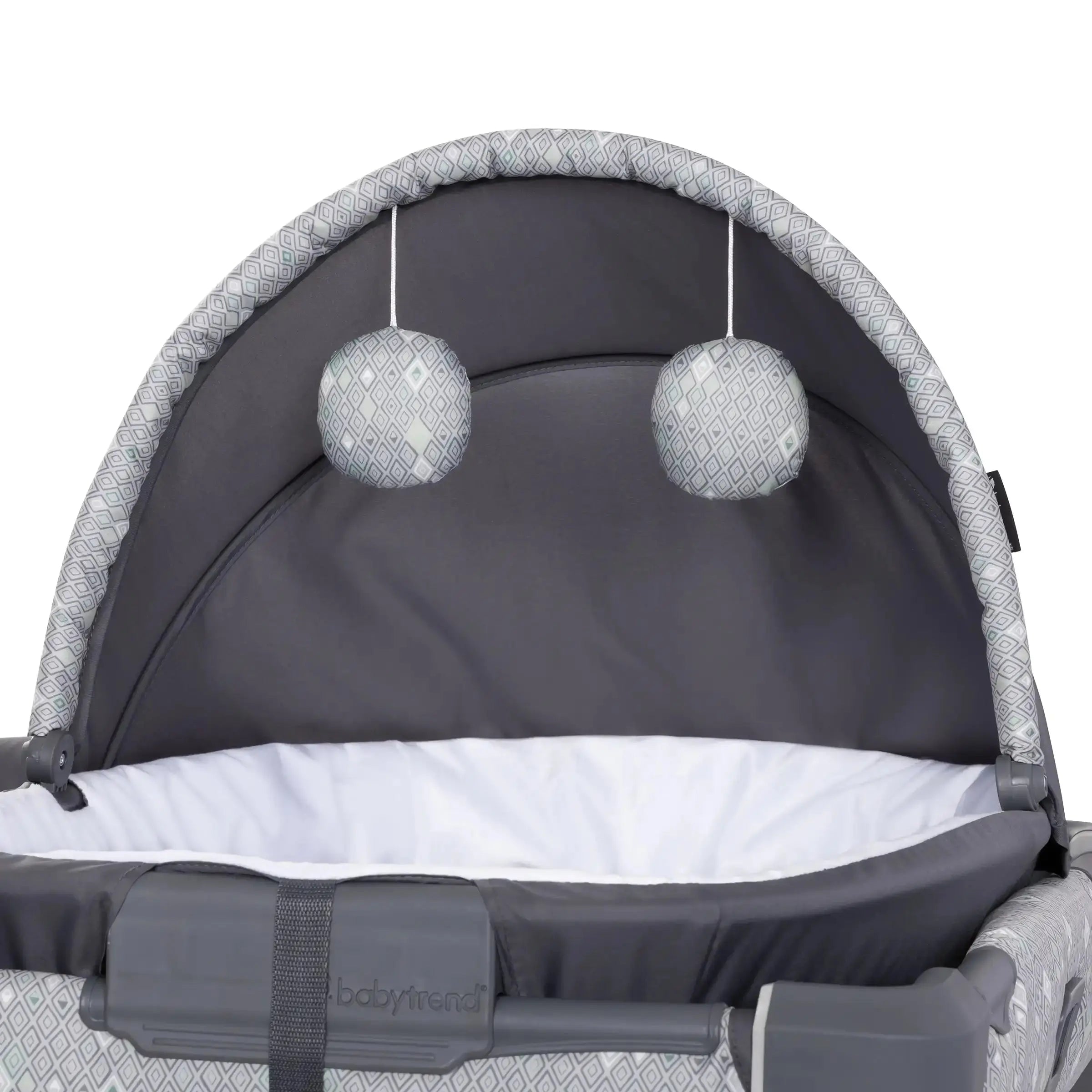 Baby Playard with Snooze Pod & Flip Over Changer - Portable Nursery Den for Newborns & Toddlers - Perfect for Bedroom, Living Room & Travel Use