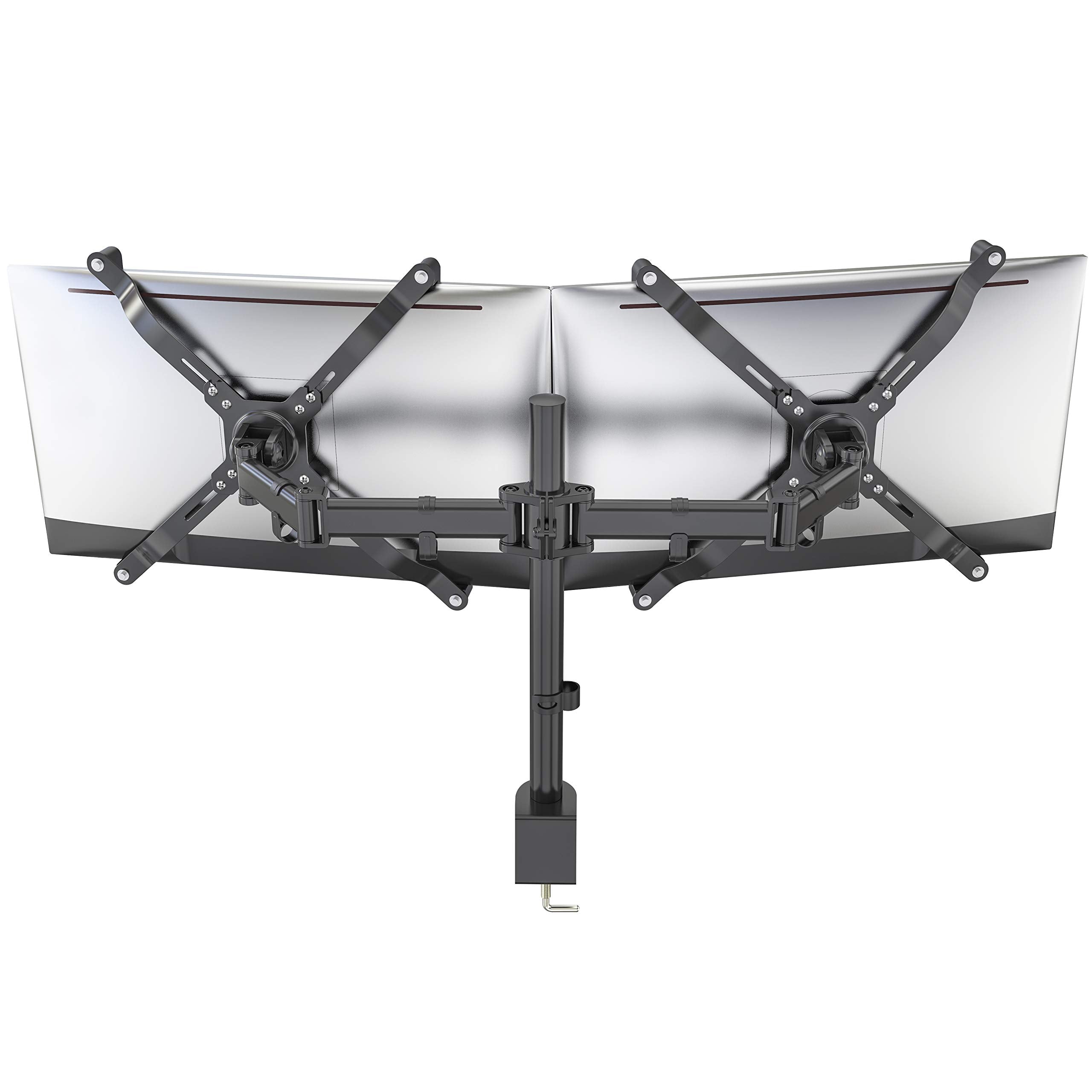Duronic DMAD1NV Non-VESA Monitor Mount Adapter Kit | Universal TV & PC Screen Mount for 27-Inch Displays Without VESA Holes | 8kg Weight Capacity | Compatible with VESA 75/100 Monitor Arms | Perfect for Home Office, Gaming Setup & Workspace Organization
