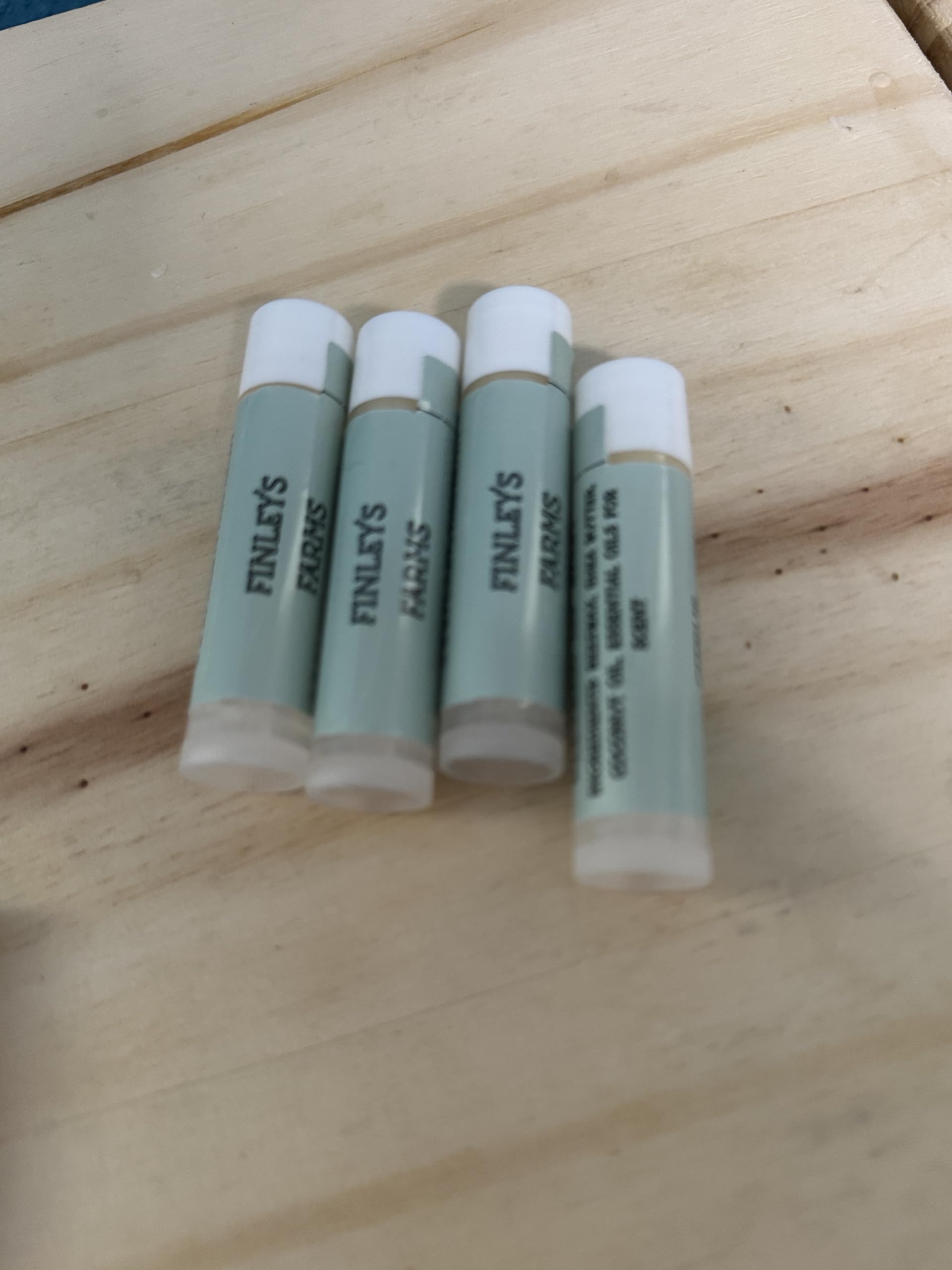 Organic Beeswax Lip Balm for Dry Lips - 4 Pack All Natural Moisturizing Lip Care with Shea Butter & Vitamin E - Perfect for Winter, Hiking & Daily Hydration