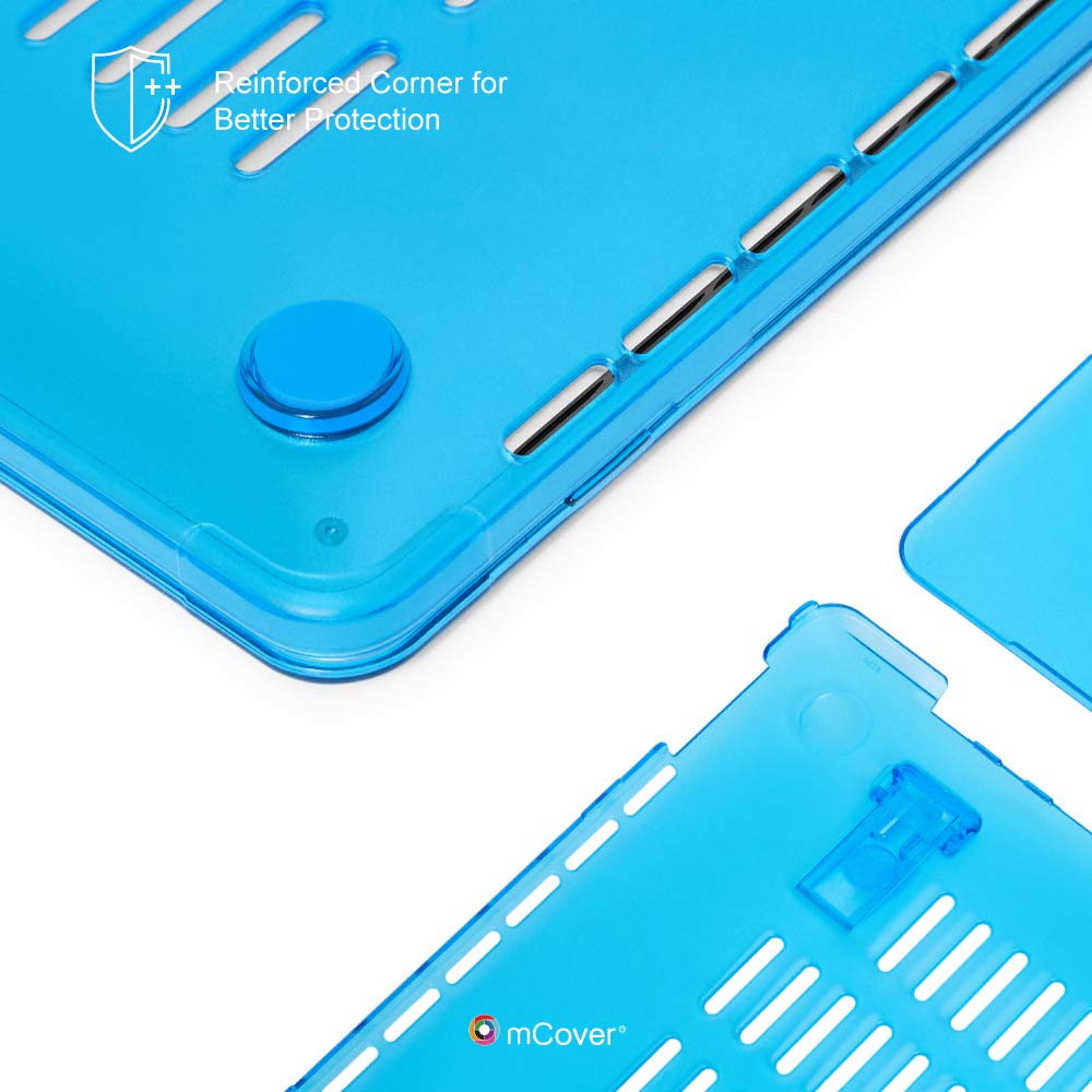 Premium mCover Hard Shell Case for Apple MacBook Pro 15.4-inch/16-inch (Model A2141) - Clear Protective Cover with USB-C Port Access | Perfect for Work, Travel & School Use
