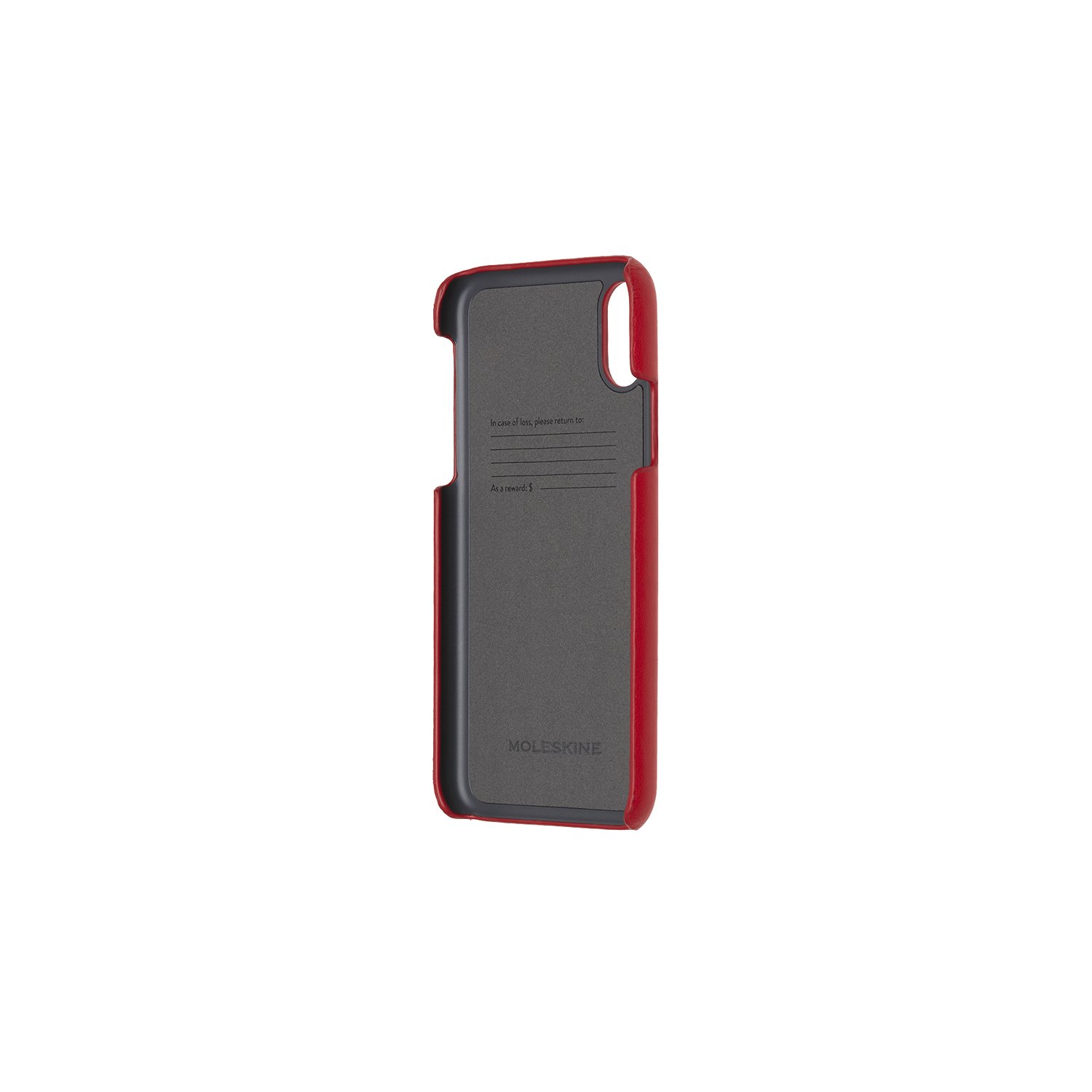 Moleskine Classic Hard Case for iPhone 8 - Premium Protective Cover in Scarlet Red | Perfect for Work, Travel & Everyday Use