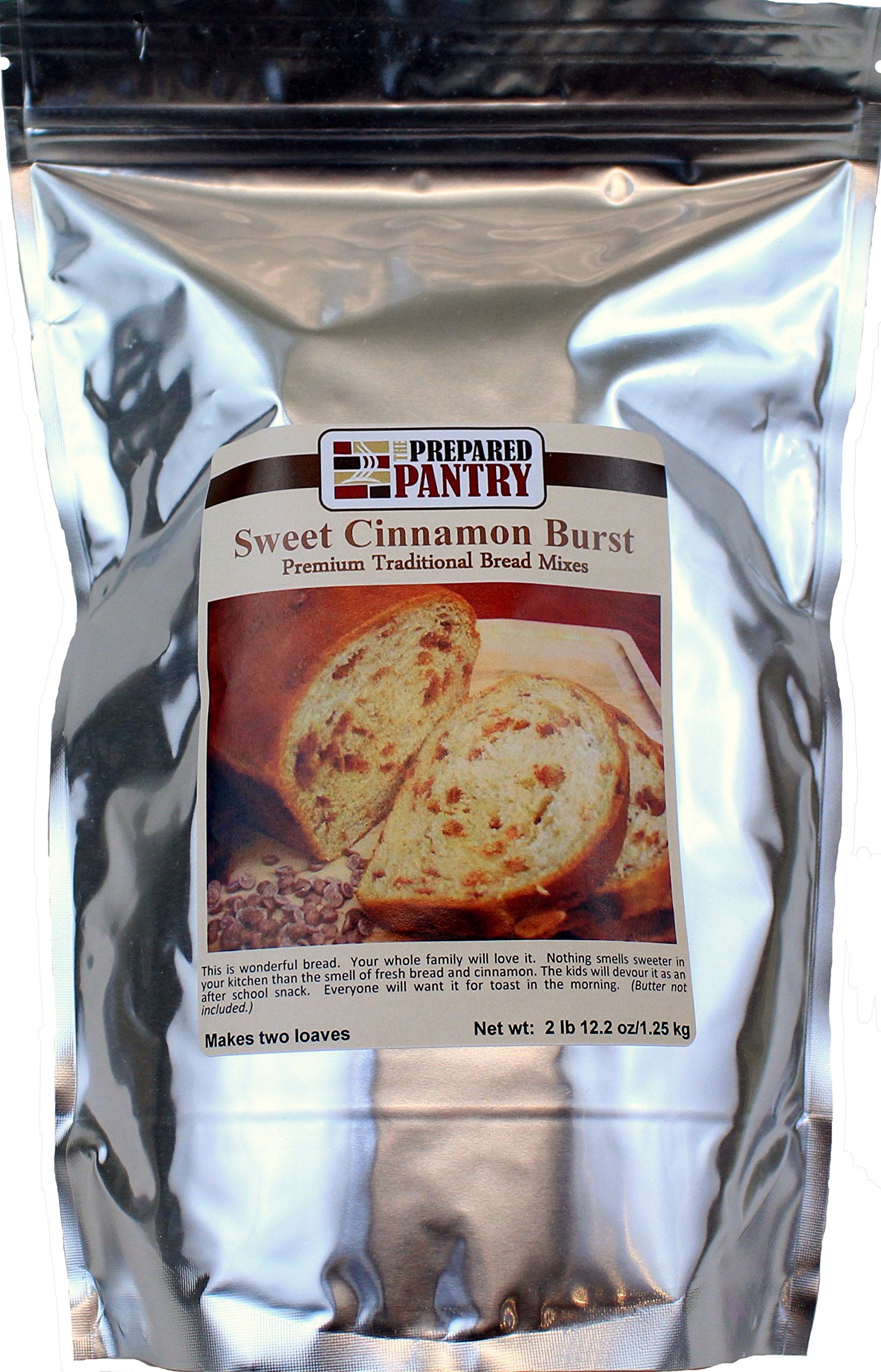 Sweet Cinnamon Chip Bread Mix - Make 2 Delicious Loaves | Easy Homemade Cinnamon Bread Kit | Perfect for Breakfast, Holiday Baking & Gifts