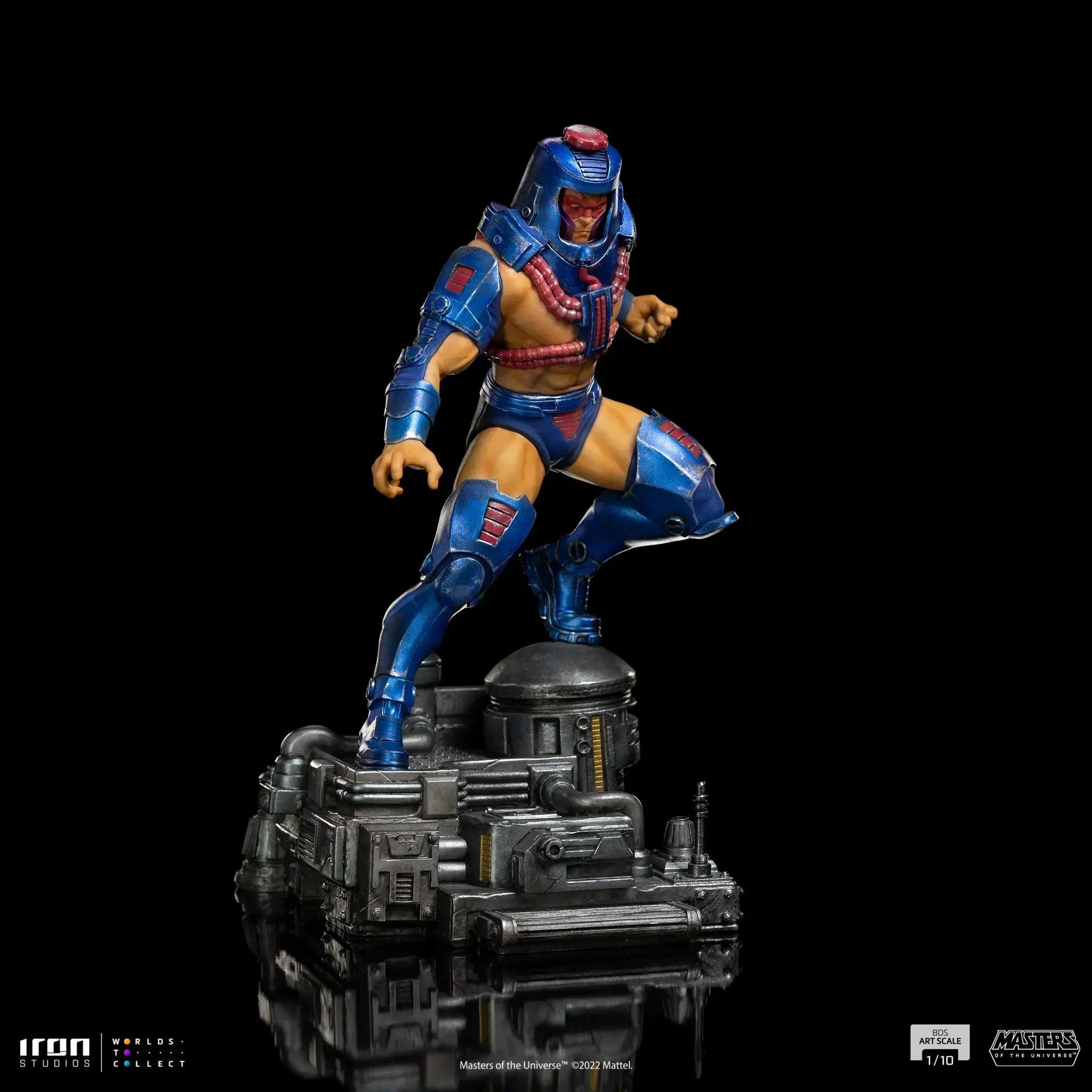 Iron Studios Masters of the Universe Man E Faces BDS Art Scale 1/10 Statue - Collectible Action Figure for Display & Home Decor