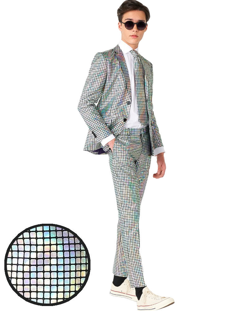 70s Disco Baller Costume for Teen Boys - Retro 1970s Halloween Outfit & Party Cosplay - Perfect for Halloween, Theme Parties, and Dance Events