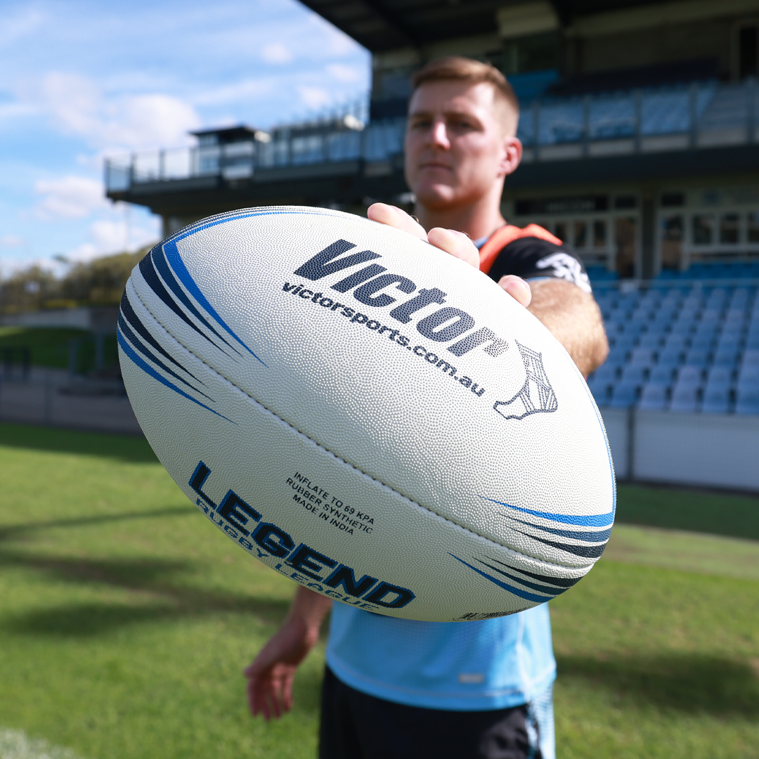 Victor Rugby League Ball Legend Size 5 - Official Match Ball for Rugby League Games, Training & Practice - Perfect for Professional & Amateur Players